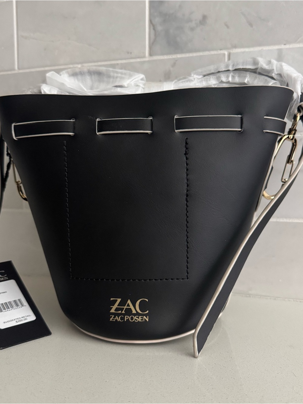 ZAC Zac Posen Belay Mini Drawstring Bag With Dust Bag